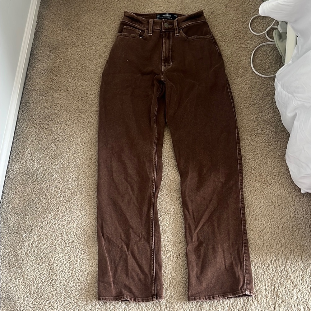 Hollister Vintage Stretch Brown Jeans